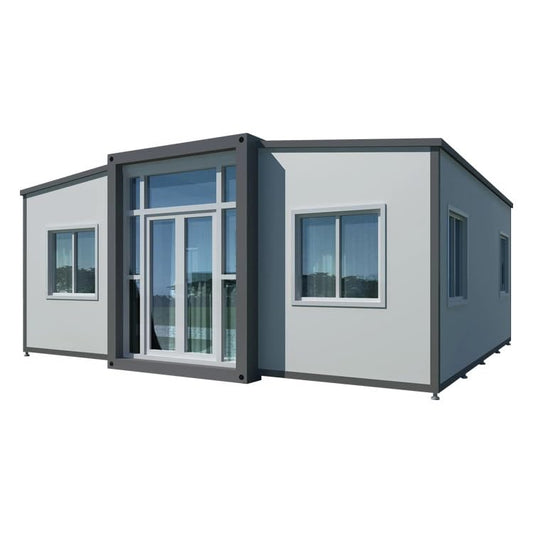 Generic Best Choice Portable Prefabricated Tiny Mobile Home 19x20 ft, Mobile Expandable Prefab House for Hotel, 2 Bed 1 Bath, Living & Kitchen - WoodArtSupply