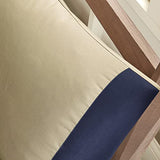 Intelligent Design Robbie 7-Piece Twin XL Comforter Set – Lightweight All-Season Plaid Bedding, Navy/Tan, Cozy Bed-in-a-Bag with Matching Shams & Decorative Pillow, Modern Casual Style Intelligent Design