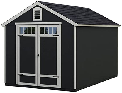 Handy Home Products Greenbriar 8X10 Do-It-Yourself Storage Shed with Floor - WoodArtSupply