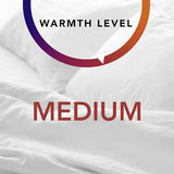 Serta Memory Flex Full/Queen Size Comforter, All Season Duvet Insert, Breathable and Stain Resistant Down Alternative Comforter, Machine Washable, 90 in x 90 in, White Serta