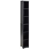 Slim Storage Towers Baskets MDF Seagrass Steel Bathrooms, Kitchens & Dorm Rooms (Black Storage Tower) Unique's Shop