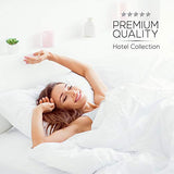 Mueller Ultratemp Full Size Bed Sheets Set, Super Soft 1800, 6 Piece Set, Deep Pocket up to 16", Transfers Heat, Breathes Better, Hypoallergenic, Wrinkle, White Mueller