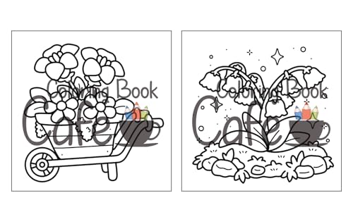 Cozy Spring: Cute Coloring Book for Adults & Teens with Easy and Bold Spring Inspired Designs (Bold and Easy Coloring Books) WoodArtSupply