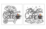 Cozy Spring: Cute Coloring Book for Adults & Teens with Easy and Bold Spring Inspired Designs (Bold and Easy Coloring Books) WoodArtSupply