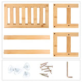 Tohomes Stylish Over The Toilet Bathroom Organizer - Space-Saving Storage Solution for Essentials Tohomes