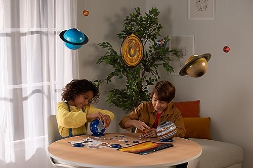 Ravensburger Solar System 540 Piece - 9 Planet 3D Jigsaw Puzzle Set for Kids & Adults | Easy Click Technology | Durable Material | Add a Splash of Color to Your Room Ages - No. 11668 Ravensburger