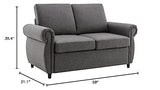 Merax Sleeper Couch Small Sofa for Living Room or Bedroom Including Pull Out Bed Merax