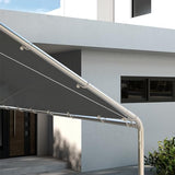 Outsunny 10' x 20' Carport Replacement Top Canopy Cover, UV Resistant and Water Resistant Car Port Portable Garage Tent Cover with Ball Bungee Cords, Dark Gray, Only Cover Outsunny