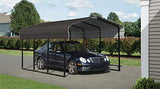 Arrow Shed CPHC101507 Heavy Duty Galvanized Steel Metal Multi-Use Shelter, Shade, Carport, 10' x 15' x 7' Arrow