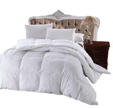 Royal Hotel Bedding 300 Thread Count Oversized King Size Down-Alternative Comforter, Overfilled Duvet Insert 100% Cotton Shell - 100% Down-Alternative Fill 750FP - 100Oz - Solid White, Oversized King Royal Hotel Bedding