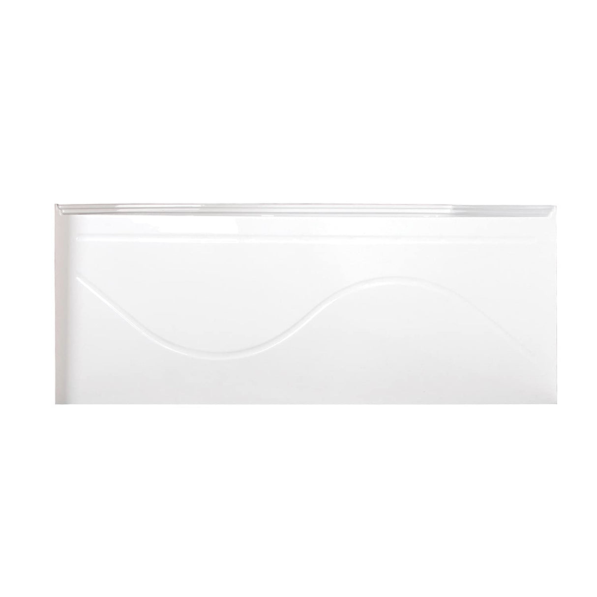 Kingston Brass Aqua Eden VTAP603022L 60-Inch Acrylic Anti-Skid Alcove Tub with Left Hand Drain Hole, White Kingston Brass