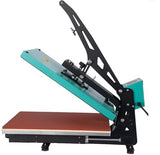 Montary 16x24 Commercial Grade Semi-Automatic 2000W High Pressure Multifunction Heat Press Machine: Boasting a Slide Out Lower Platen, Fast Heating & Infrared Positioning,Green Montary