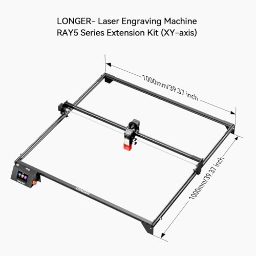 LONGER New X Y-Axis Extension Kit for RAY5 5W/10W/20W Laser Engravers, for Control Boxes with Air Pump Port, Easy Installation for Larger Engraving Area Longer