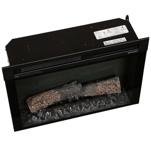 Dimplex 33 Inch Built-in Electric Fireplace - Multi-Fire XHD Firebox with Logs and Realistic Multi-Color Flames | Model: XHD33L DIMPLEX
