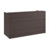 Bush Business Furniture Arrive 72W x 30D Reception Desk with Shelf and Mobile File Cabinet in Storm Gray Bush Furniture
