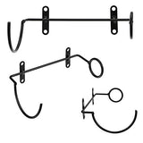 Hipiwe Set of 6 Wall Mounted Wine Rack Holders - Metal Wine Bottle Display Holder with Hardware, Wall Hanging Red Wine Bottle Organizer Racks for Storage Beverages/Liquor Bottle Hipiwe