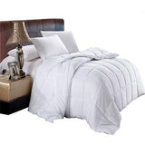 Royal Hotel Bedding White Down Alternative King Comforter with Corner Tabs - Hypoallergenic All-Season Plush Hotel Style Comforter, Duvet Insert King-Size Royal Hotel Bedding
