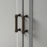 Crosley Furniture Tara 3-Piece Sideboard and Pantry Set, Distressed Gray Crosley Furniture