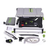 SIROCCO Dustless Table Saws for Jobesites, 10" Cutting Blade 98.5% Dust Collection Rate Cutting Speed Up to 4500RPM, 60T Blades SIROCCO