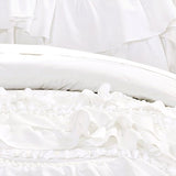 Lush Decor Kemmy Quilt Set, 3 Piece Set Full/Queen, White - Ruffled Bedding Set - Queen Size Quilt Full - White Bedding - Coquette Decor Lush Decor