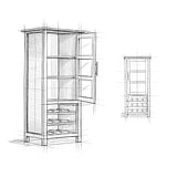 SIMPLIHOME Avalon 12-Bottle SOLID WOOD 22 Inch Wide Contemporary High Storage Wine Rack Cabinet in Dark Tobacco Brown, For the Living Room, Dining Room and Kitchen SIMPLIHOME