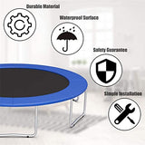 Replacement Trampoline Pad, Outdoor Trampoline Safety Mat, Spring Mat Edge Protector, Long-Lasting Ripstop, Foam Replacement Mat for Round Trampoline Accessories WoodArtSupply