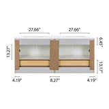 Spring Mill Cabinets Emlyn 72 Inch Double-Sink Bathroom Vanity with White Top, 2 Cabinets, 2 Drawers, 72.5" W x 18.75" D, Pearl Gray Spring Mill Cabinets