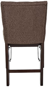 MECO STAKMORE Parson’s Folding Chair Espresso Finish, 20.25D x 17.5W x 33.875H in (Set of 2) MECO