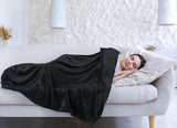Utopia Bedding Fleece Blanket California King Size Black 300GSM Luxury Fuzzy Soft Anti-Static Microfiber Bed Blanket (102x96 Inch) Utopia Bedding