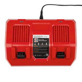 Dual Battery Charger Replace for M18 Milwaukee 6A Rapid Lithium Charger to Charge 14.4V-18V XC Lithium-ion Battery 48-59-1890 48-59-1812 48-11-1850 48-11-1820 48-11-1835 48-59-1802 Fancy Buying