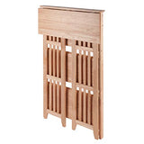 Winsome Wood Mission-Style Natural Beechwood 4-Tier Folding Shelf Winsome