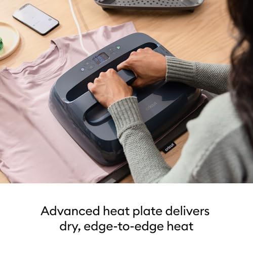 Cricut EasyPress® SE – 12 in x 10 in Heat Press - Heat Transfer Machine for T-Shirts, Sweatshirts, Blankets, Pillows, & More - Easy to Use - Blue Cricut
