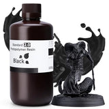 ELEGOO Upgraded Standard 3D Printer Resin 2.0, High Precision, Low Odor, Higher Toughness, 405nm UV Curing Photopolymer Resin for Mars Saturn MSLA DLP LCD 3D Printing (Black 1000g)