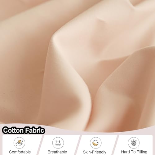 ZCXRYFL Thin- Fitted Sheet 30cm Deep Jersey Cotton Bed Sheet for Mattress, Single Double Queen King Bedspread, Mattress Cover, for Guest Room, All Season, Washable(150x200+30cm,Pink) ZCXRYFL