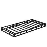 EMODA 5 Inch Twin Box Spring Bed Base, 1500 LBS Heavy Duty Metal Mattress Foundation with Fabric Cover, Easy Assembly EMODA