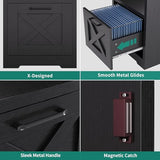 YITAHOME L Shaped Desk with Power Outlets, 60 Inch Computer Desk Corner Desk with File Drawer, Home Office Desk with Monitor Stand & Storage Shelves, L-Shaped Desk with File Cabinet, Black YITAHOME
