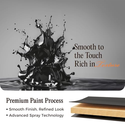 Huuger 27.6 Inch Tall Nightstand with Charging Station, USB-C Port, Larger Night Stand Set of 2, Bedside Table with 2 Drawers, 11.4 Inch Raised Legs, Side Tables End Tables, for Bedroom, Black Huuger