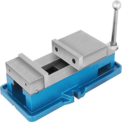 VEVOR Non Swivel Milling Lockdown Vise 4 Inch Precision Bench Clamp 100mm Width Drill Press Clamp 4 Inch Jaw Opening for Finishing Milling Machines VEVOR