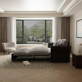 3 in 1 Convertible Pull Out Sleeper Sofa Couch Bed Queen Size, Tufted Velvet Futon Loveseat Recliner Lounge Chaise Cloud Pullout Sofabed with Soft Pillows Armrest, Side Pockets for Living Room Office Eafurn