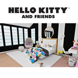 Franco Collectibles Hello Kitty & Friends Bedding 7 Piece Super Soft Comforter and Sheet Set with Sham, Full, (Official Licensed Product) Franco
