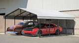 ARROW CPH202007, 20x20, Eggshell Carports, 20' x 20' Arrow