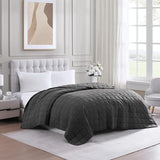 Casa Platino Twin Duvet Insert - Soft Blankets Lightweight Twin Size Bedding, Cooling Pre-Washed - Down Alternative Blanket - Charcoal Casa Platino