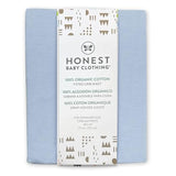 HonestBaby Unisex-Baby Classics Fitted Crib Sheets Set Standard Mattress, 100% Organic Cotton Baby Boys, Girls, Neutral, 1 Pack - Peach Skin, One Size HonestBaby