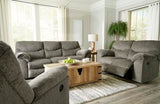 Signature Design by Ashley Alphons Transitional Polyester Tufted Rocker Recliner, Gray Signature Design by Ashley