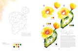 Watercolor the Easy Way Flowers: Step-by-Step Tutorials for 50 Flowers, Wreaths, and Bouquets (Watercolor the Easy Way, 2) Better Day Books