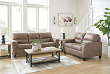 Signature Design by Ashley Navi Modern Loveseat with Removable Cushions, Dark Brown Signature Design by Ashley