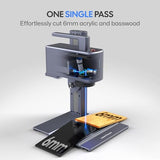 LaserPecker LP2 Plus (Basic) 10W Diode Laser Engraver, 4000mm/s Ultra-Fast Speed 4K Precision Portable Cutting & Engraving Machine for Wood, Leather, Acrylic, Coated Metal and etc. LaserPecker