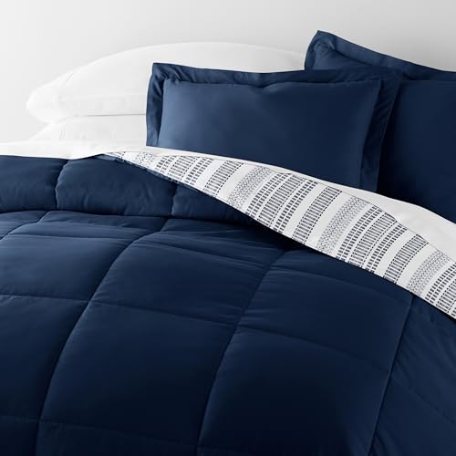 Linen Market Reversible Queen/Full Comforter Set (3 Piece) - Bring Luxury Home with Our Soft and Lightweight Down Alternative Comforters Queen Size - This Includes Your Comforter and 2 Pillow Shams Linen Market