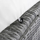 YOPTO 8-Piece Outdoor Furniture Couch Set,Rattan Patio Conversation Sectional Sofa Set with Adjustable Table,Recliners W/Extendable Side Tables & 2 Movable Ottomans,for Patio,Lawn,Backyard,Pool,Beige YOPTO