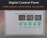 TXMACHINE® Ultrasonic Plastic Tube Sealing Machine tube tail welding sealer cutter with printing function (110V/60HZ, 5-80MM/0.19-3.149inch sealing diameter) TXMACHINE